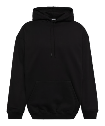 Black hoodie